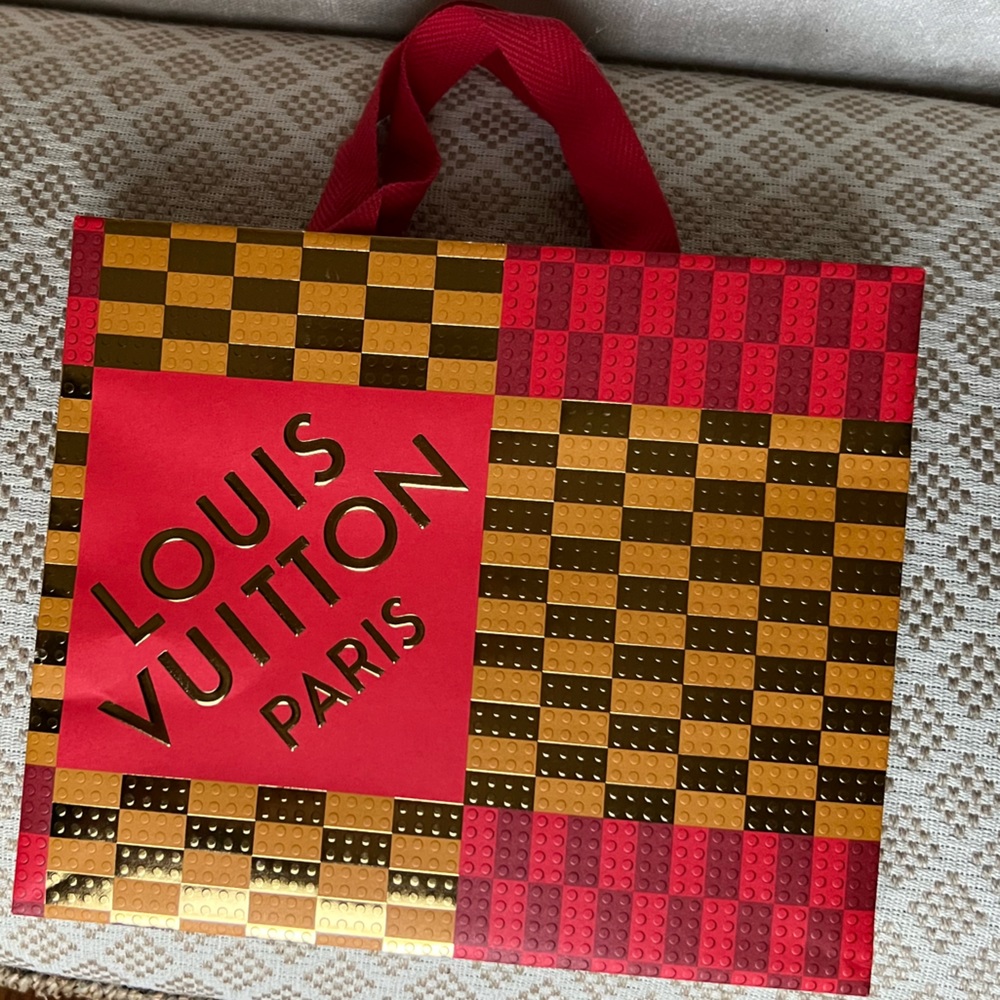 Louis Vuitton Special Edition Lego Christmas Shopping Bag 10x8x6